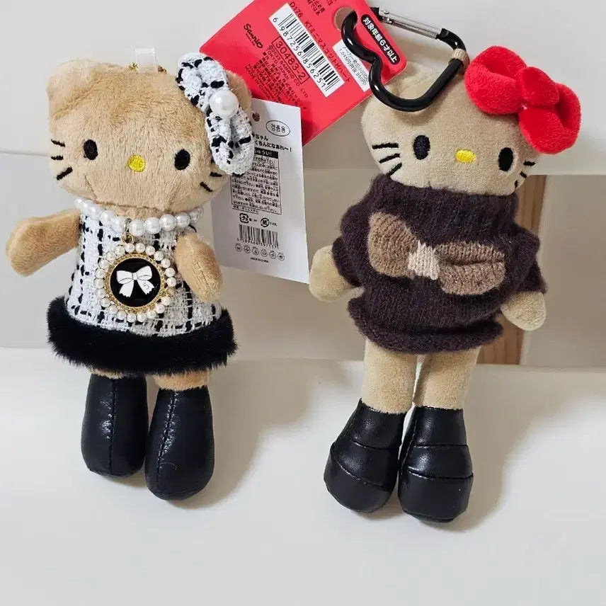 [BUNJANG] Sanrio Hello Kitty Long Legs Tanning Doll Keychain Set / (일괄)롱다리 태닝 키티 인형 키링 세트