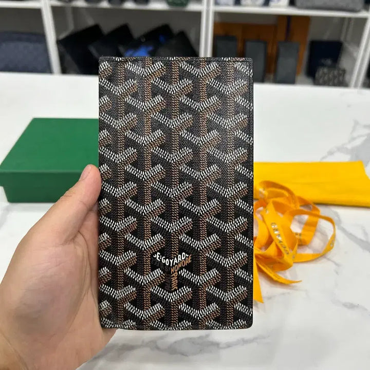 [BUNJANG] Goyard Saint Roch Long Wallet Black / 고야드 생로슈 장지갑 블랙