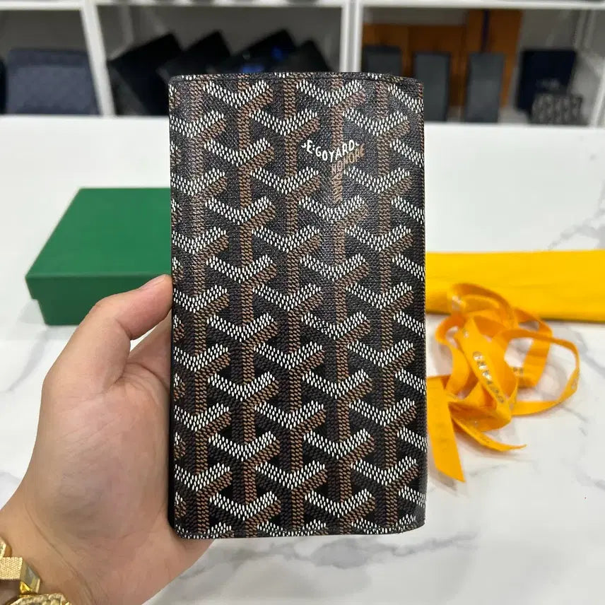 [BUNJANG] Goyard Saint Roch Long Wallet Black / 고야드 생로슈 장지갑 블랙