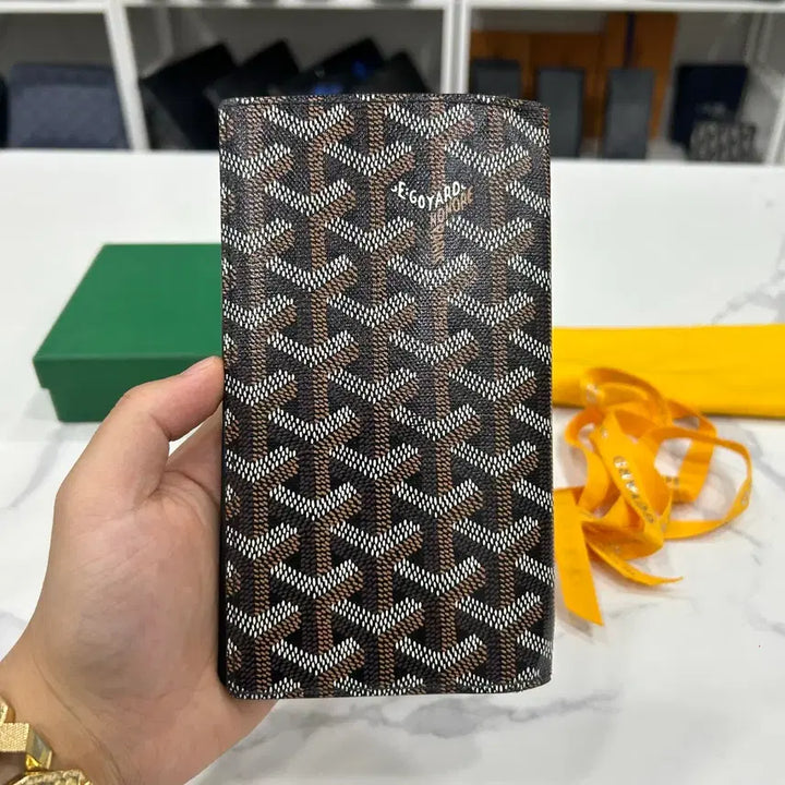 [BUNJANG] Goyard Saint Roch Long Wallet Black / 고야드 생로슈 장지갑 블랙