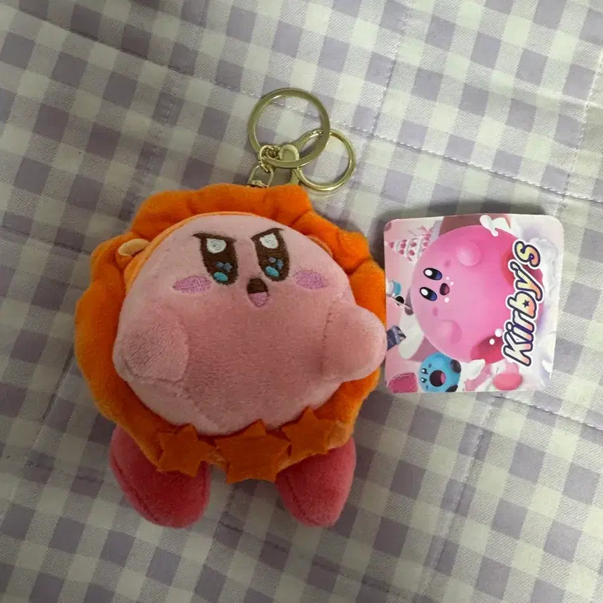 [BUNJANG] Official Kirby Star Keychain Plush Doll / 정품 별의 커비 키링인형