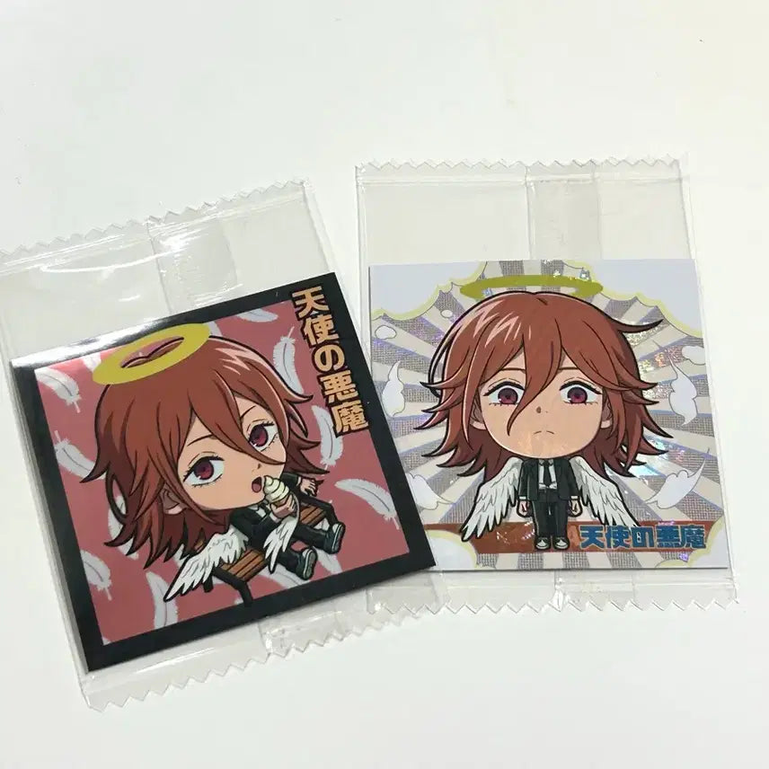 [BUNJANG] Chainsaw Man Angel Devil Wafer Seal Stickers Bundle Set / 일괄) 체인소맨 천사의 악마 웨하스 씰 스티커