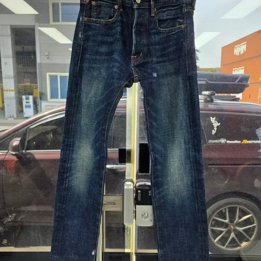 [BUNJANG] Polo Denim &amp; Supply Washed Slim Fit Jeans / 폴로 데님앤서플라이 청바지 워싱진 30 32