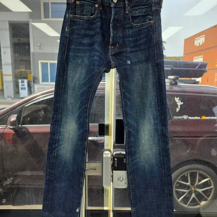 [BUNJANG] Polo Denim &amp; Supply Washed Slim Fit Jeans / 폴로 데님앤서플라이 청바지 워싱진 30 32