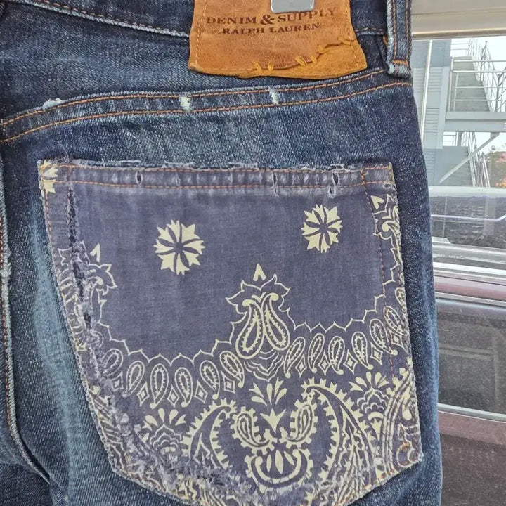 [BUNJANG] Polo Denim &amp; Supply Washed Slim Fit Jeans / 폴로 데님앤서플라이 청바지 워싱진 30 32