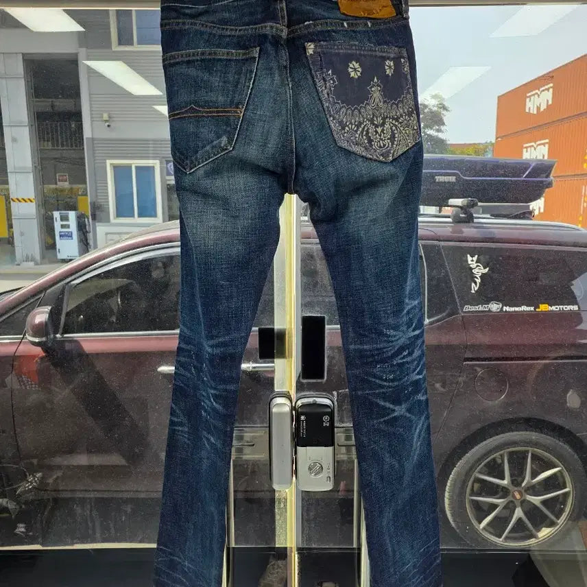 [BUNJANG] Polo Denim &amp; Supply Washed Slim Fit Jeans / 폴로 데님앤서플라이 청바지 워싱진 30 32