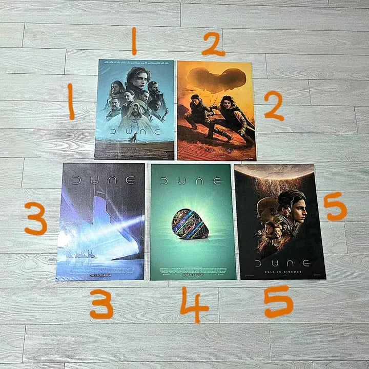 [BUNJANG] Dune 1 &amp; 2 IMAX Dolby Cinema Re-release A3 Posters / 듄1,2 아맥돌비반지모래재개봉기획전 포스터 듄 포스터 듄포스터