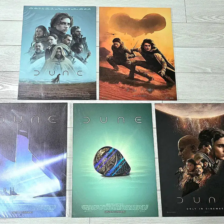 [BUNJANG] Dune 1 &amp; 2 IMAX Dolby Cinema Re-release A3 Posters / 듄1,2 아맥돌비반지모래재개봉기획전 포스터 듄 포스터 듄포스터
