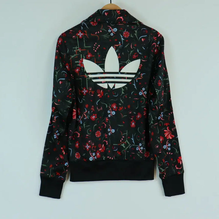 [BUNJANG] Adidas Flower Pattern Track Top Jersey / 아디다스 adidas 정품 플라워 패턴 트랙탑 저지 95 유니크 빈티지