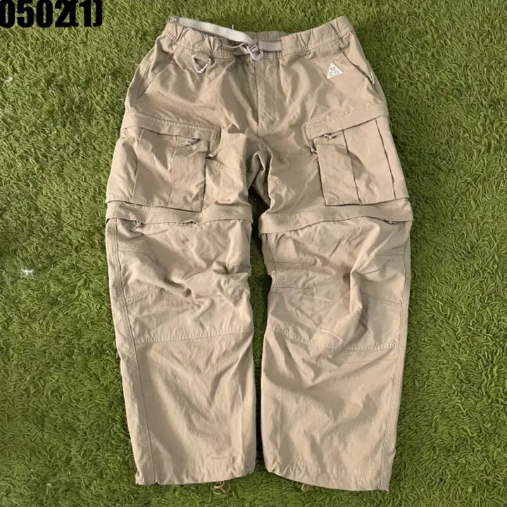 [BUNJANG] Nike ACG Cargo Pants Beige L / 나이키 ACG 베이지색 카고 바지 팬츠 L