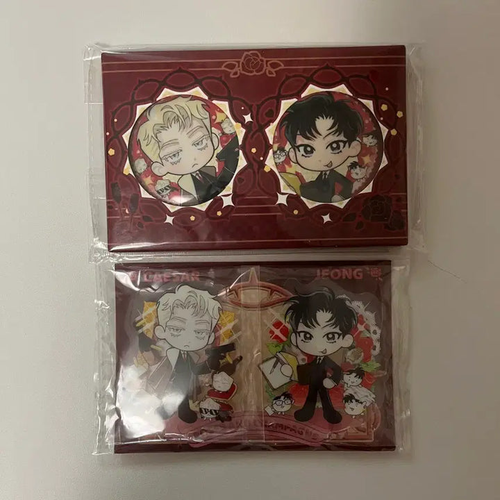 [SOLD OUT] 장미와 샴페인 sd 아크릴, 캔뱃지