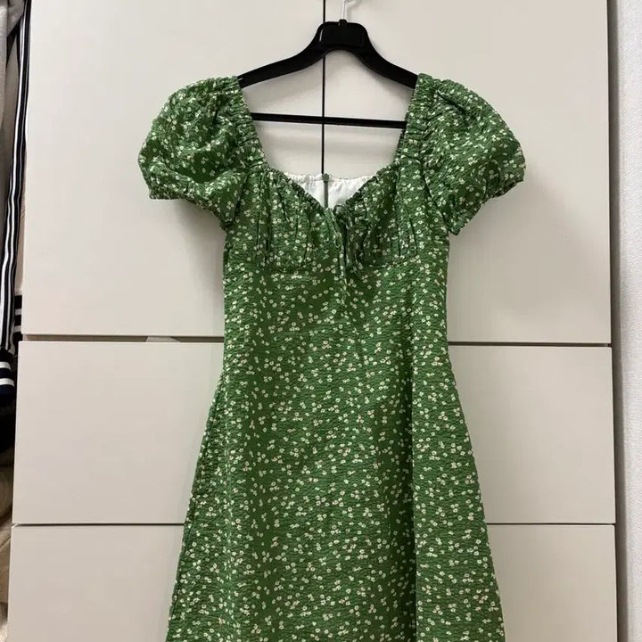 [BUNJANG] Sincethen Green Mini Dress S / sincethen 신스덴 그린 미니원피스 s