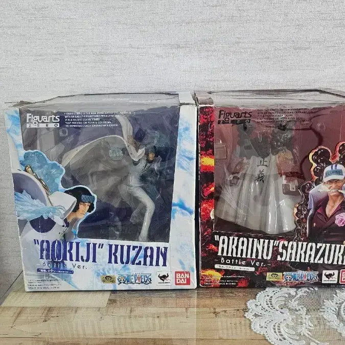 [BUNJANG] ArtsZero Aokiji &amp; Akainu Battle Version One Piece Figures Bundle Set / 떨이 일괄 아츠제로 아오키지 아카이누 배틀버젼 정품 원피스피규어