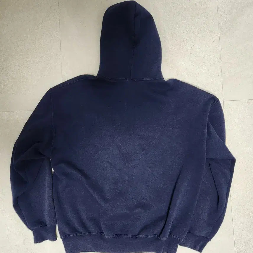 [BUNJANG] 90s Russell Athletic Navy Hooded Zip-up Sweatshirt / 90s 러셀 후드집업 네이비