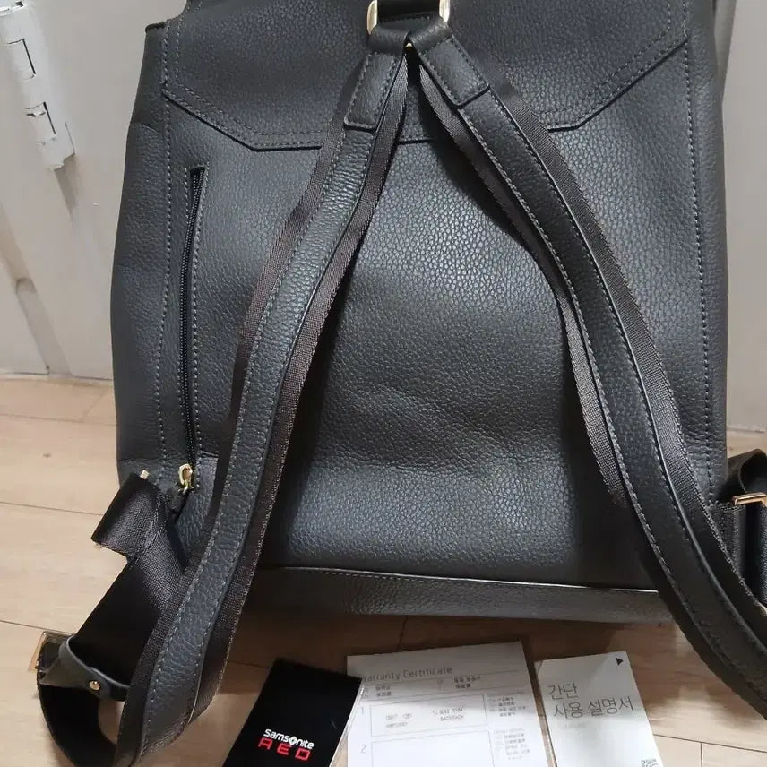 [BUNJANG] Samsonite Red Dark Grey Backpack / 쌤소나이트 레드 백팩 다크 그레이 AB6*29001
