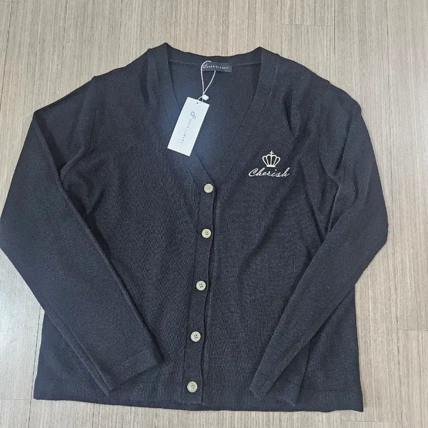 [BUNJANG] Open Closet Black Cardigan / 오픈클로젯 블랙 가디건