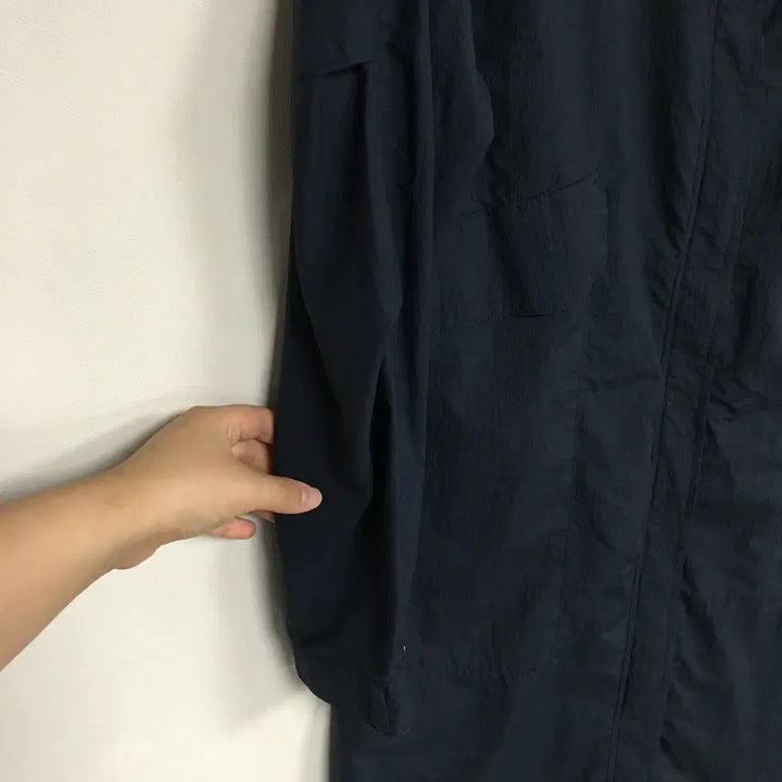 [BUNJANG] DEMOO Parkchoonmoo Nylon Hooded Long Jacket / DEMOO 데무 박춘무 나일론 후드 롱 자켓