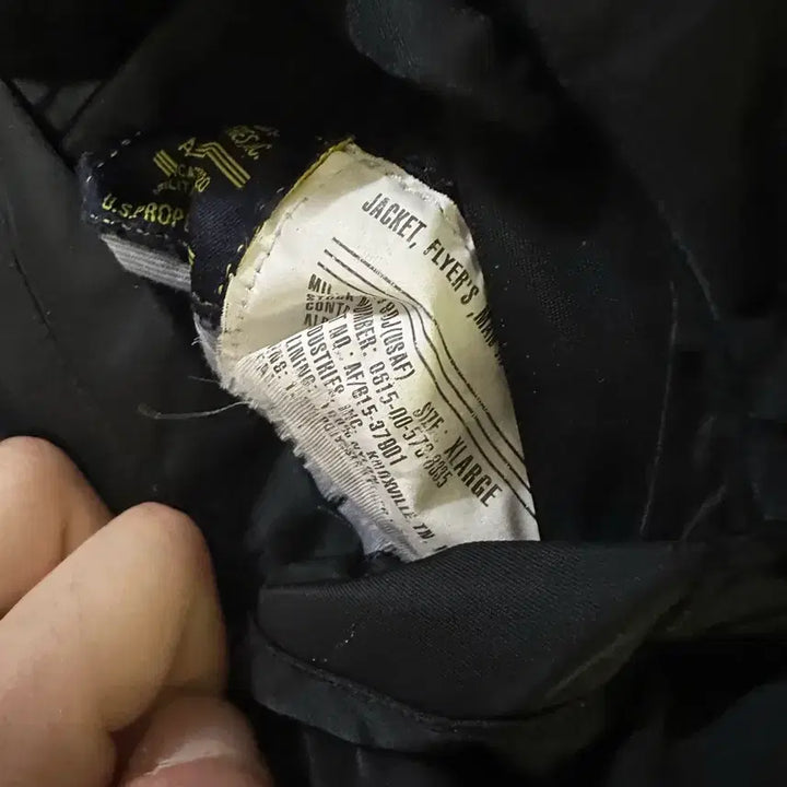 [BUNJANG] Alpha Industries MA-1 Bomber Jacket Black Slim Fit / 알파인더스트리 ma-1 항공자켓 블랙 슬림핏