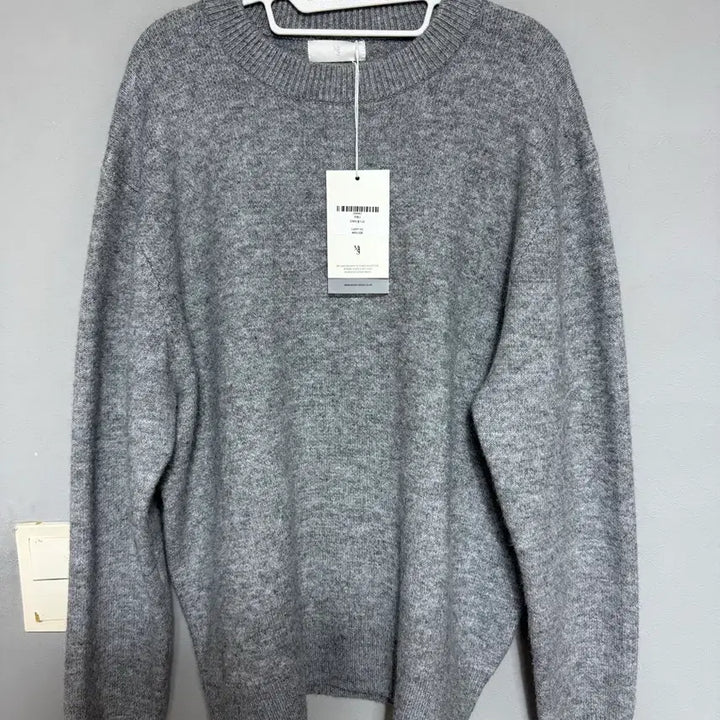 [BUNJANG] Mood Inside Mohair Wool Knit Gray M New Arrival / 무드인사이드 모헤어 울니트 그레이 M새상품