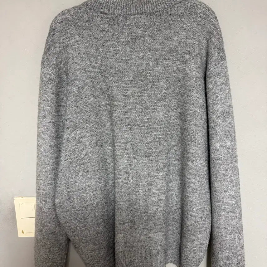 [BUNJANG] Mood Inside Mohair Wool Knit Gray M New Arrival / 무드인사이드 모헤어 울니트 그레이 M새상품