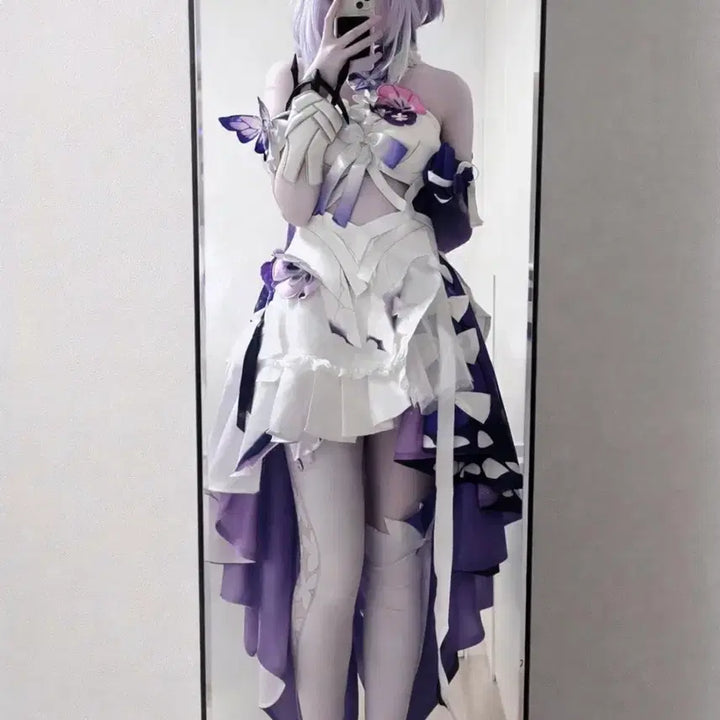 [BUNJANG] Honkai Star Rail Castoris Cosplay Full Set / 붕괴 스타레일 카스토리스 코스프레 야옹샵 풀셋