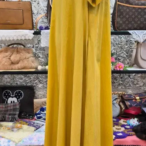 [BUNJANG] CLASSICAL ELF 100% Cotton Crisp Long Dress / CLASSICAL ELF 면 100% 바스락 롱원피스 (66 77)
