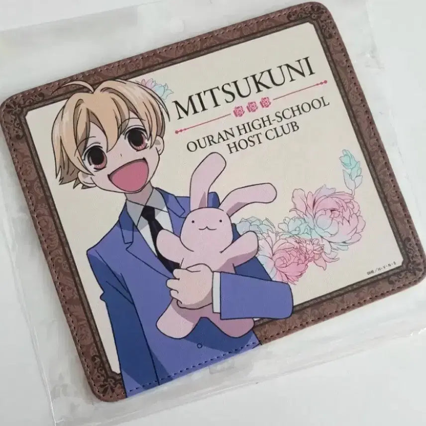 [BUNJANG] Ouran High School Host Club Hani Leather Mousepad / 오란고교 사교클럽 하니 가죽 마우스패드