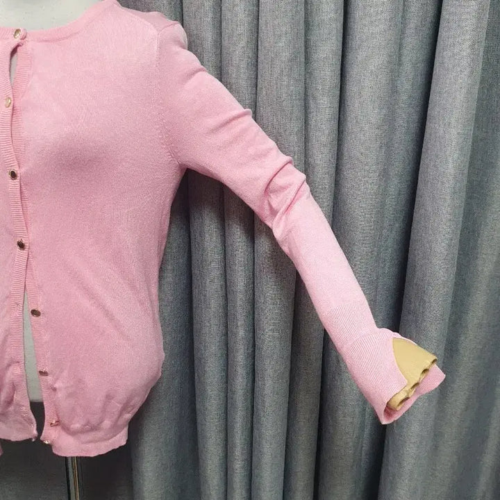 [BUNJANG] Zara Soft Pink Cardigan / 자라부들 핑크 가디건