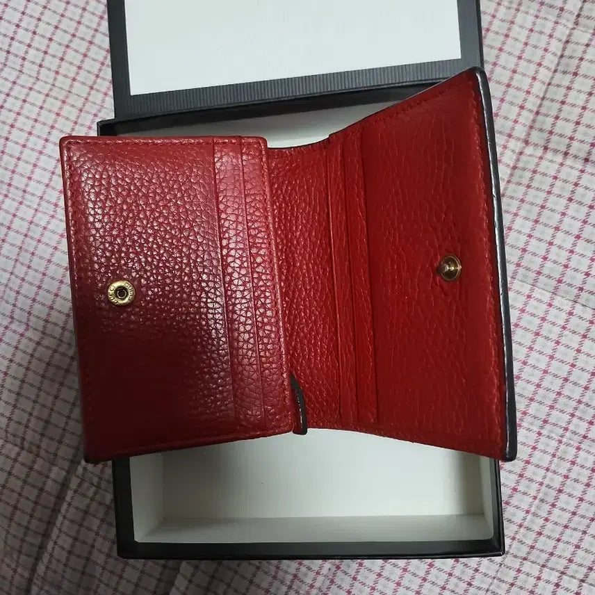 [BUNJANG] Gucci Blind for Love Wallet Red / 구찌 Blind for Love 반지갑 레드