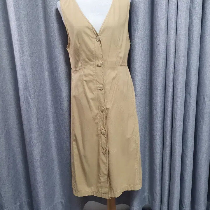 [BUNJANG] 55 Layered Beige Dress / 55 ENC레이어드 베이지원피스