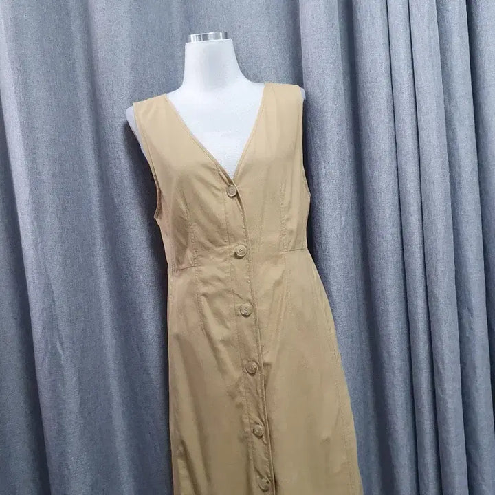 [BUNJANG] 55 Layered Beige Dress / 55 ENC레이어드 베이지원피스