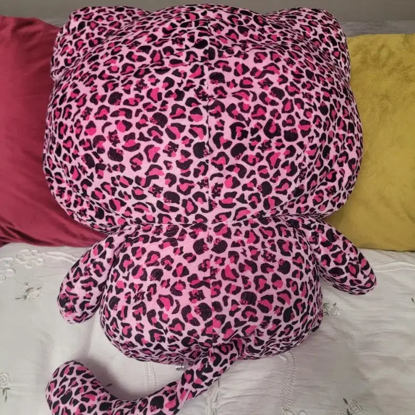 [BUNJANG] Sanrio Hello Kitty 2008 Pink Leopard Extra Large Plush / 헬로키티 2008 핑크 레오파드 희귀 특대형