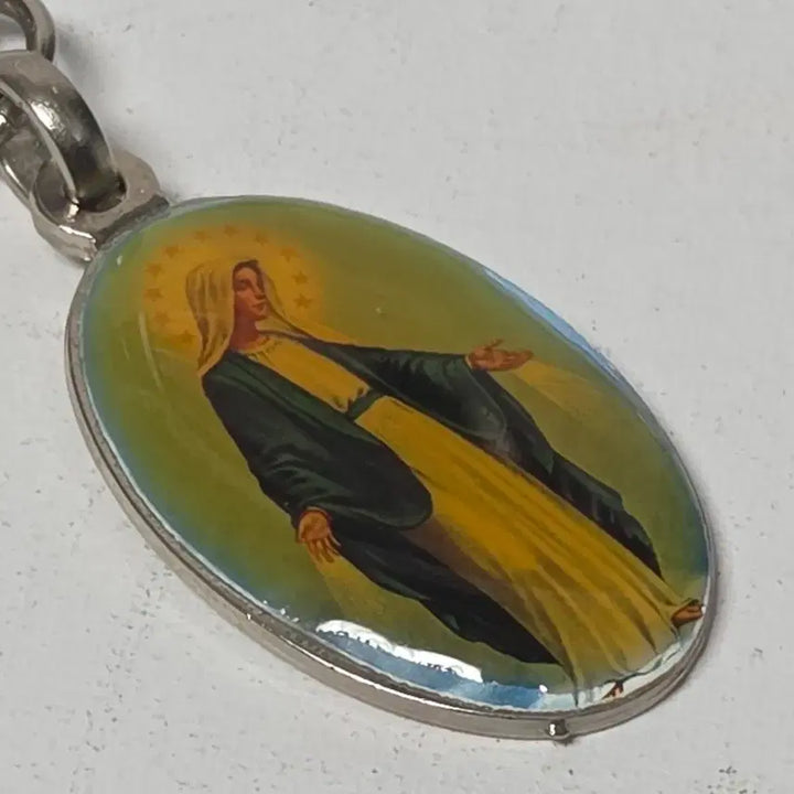 [BUNJANG] Italian Virgin Mary Keychain - Catholic / 이탈리아 성모마리아 열쇠고리 이탈리아 가톨릭 천주교