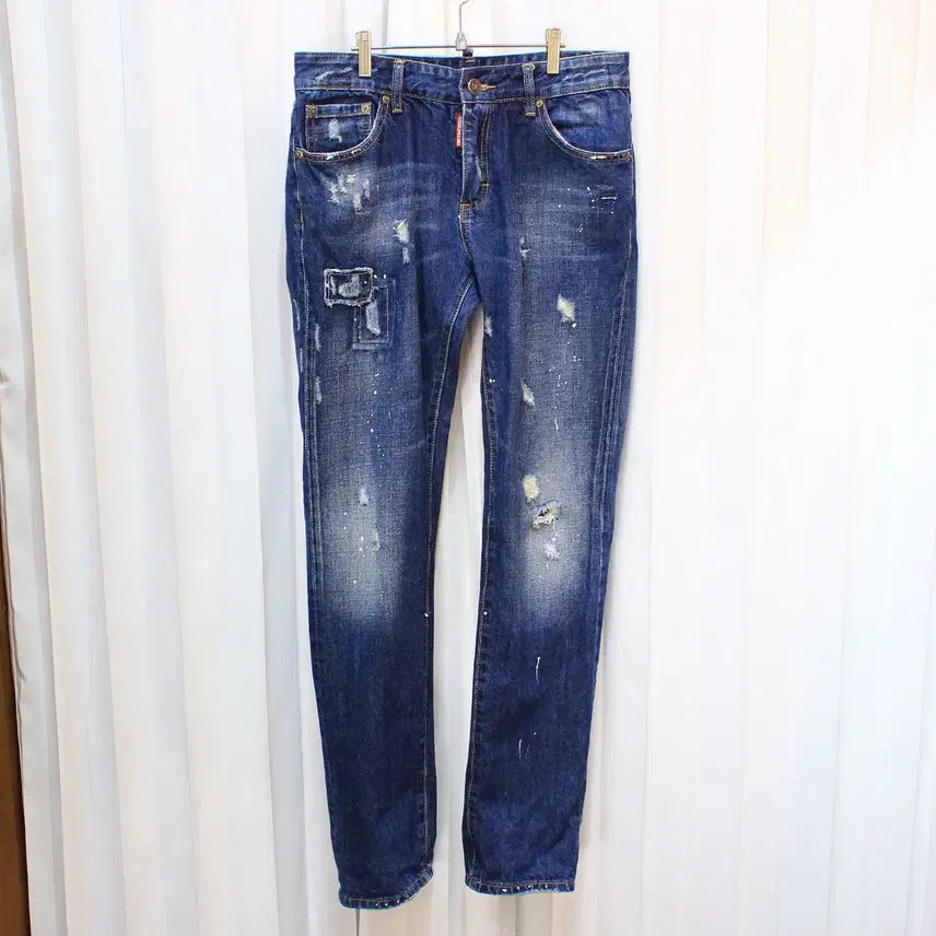 [BUNJANG] Dsquared2 Washed Denim Pants (30 Inch) / 30인치 디스퀘어드 워싱 데님 팬츠 b950