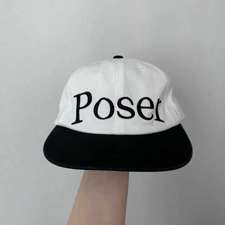 [SOLD OUT] 구보 Poser 포저 볼캡 / 화이트 블랙 배색