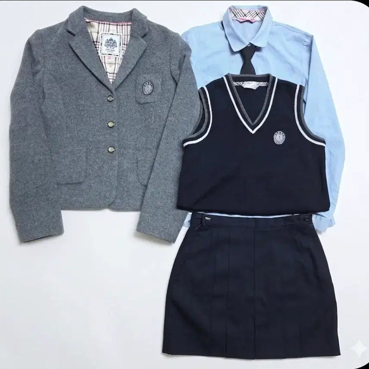 [SOLD OUT] 예쁜 여자교복 동계용 교복 짧치세트d88-1(대전여고)