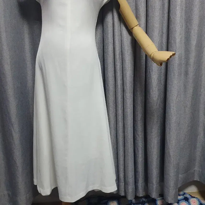 [BUNJANG] S-White Luxury Maxi Dress / S화이트 고급 맥시원피스