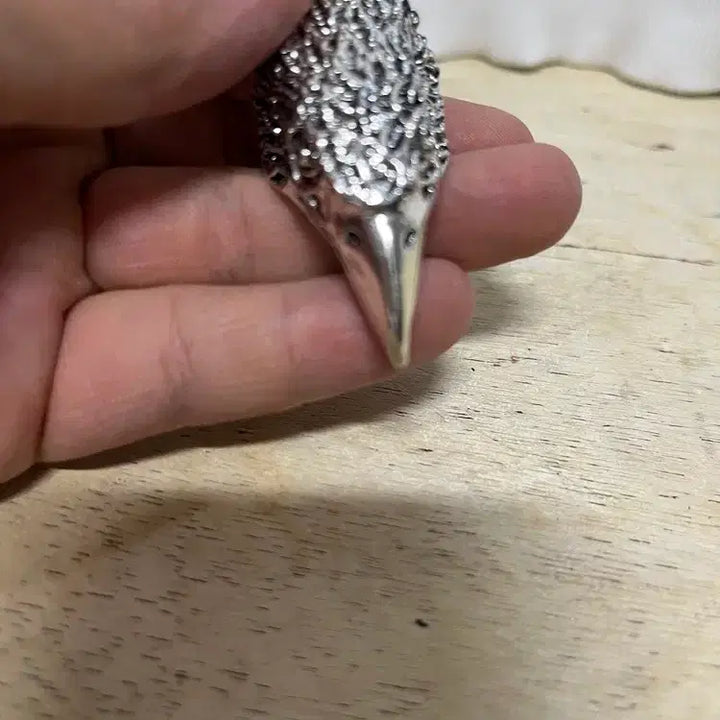 [BUNJANG] Detailed Eagle Head Brass Ring / 독수리머리가 세밀한 백동반지  /요316