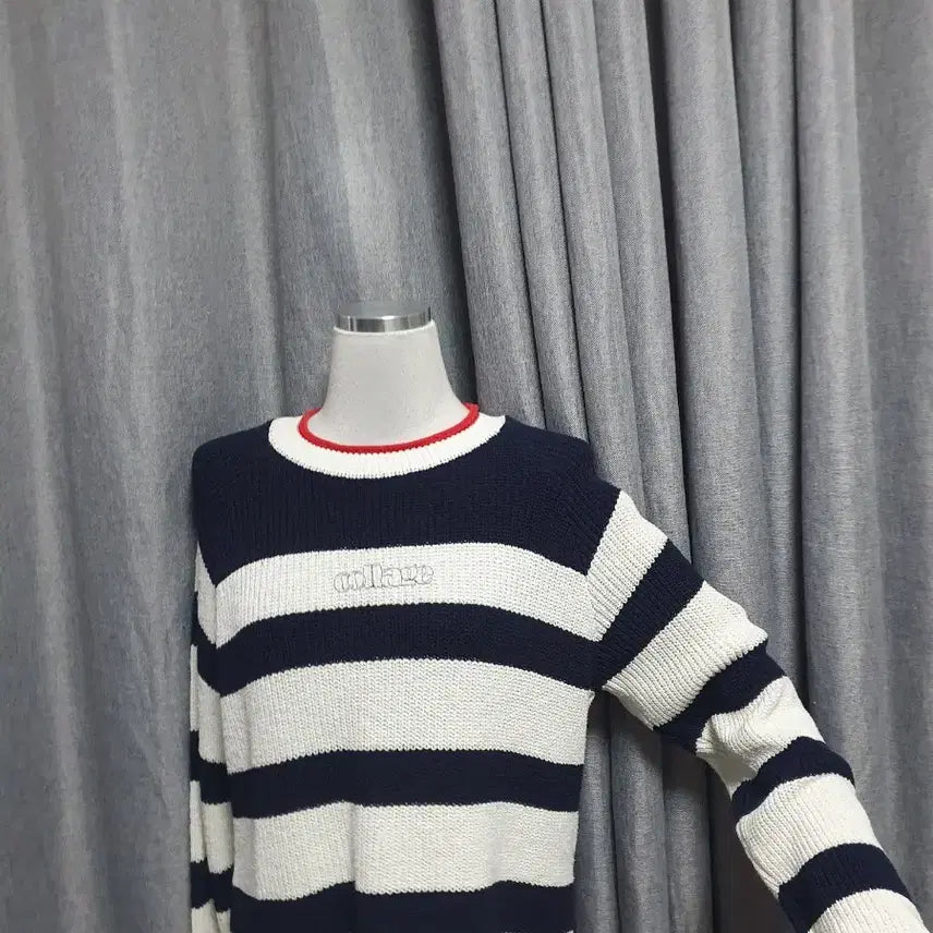 [BUNJANG] It Michaa Cool Stripe Knit / 잇미샤 시원단가라 니트