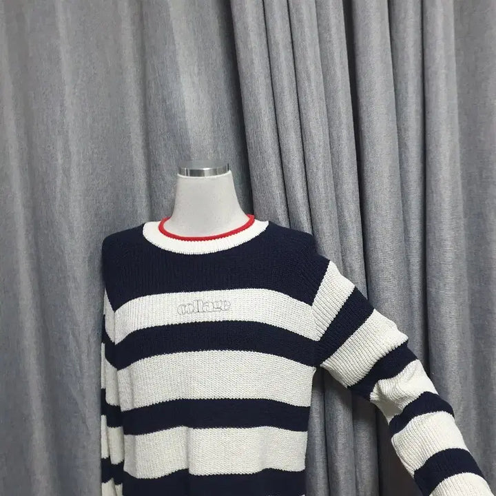 [BUNJANG] It Michaa Cool Stripe Knit / 잇미샤 시원단가라 니트