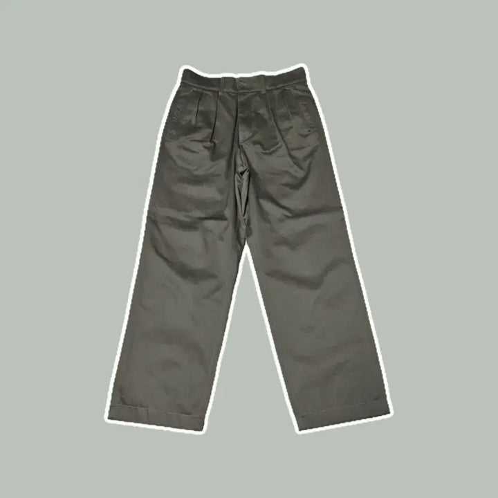 [BUNJANG] Roughside Flap Pants Mud Size 1 / 러프사이드 플랩 팬츠 머드 1사이즈