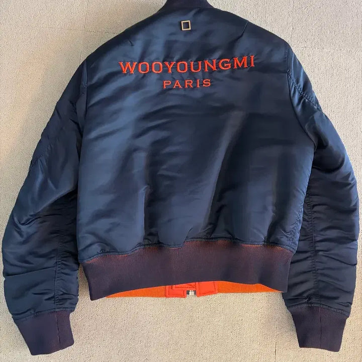 [BUNJANG] Wooyoungmi MA-1 Navy Size 48 / 우영미 MA-1 네이비 48사이즈