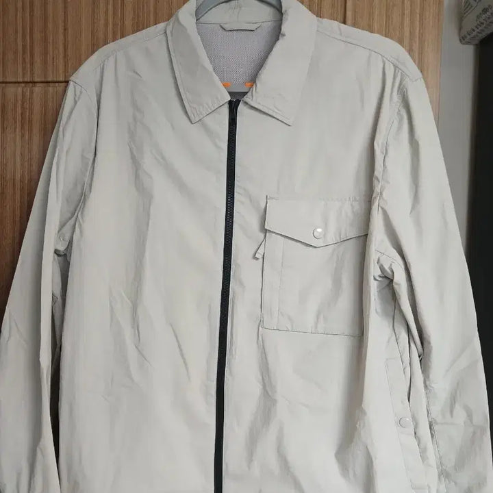 [BUNJANG] Concept One Light Gray Nylon Jumper (L) / 컨셉원 라이트그레이 나일론 점퍼 L