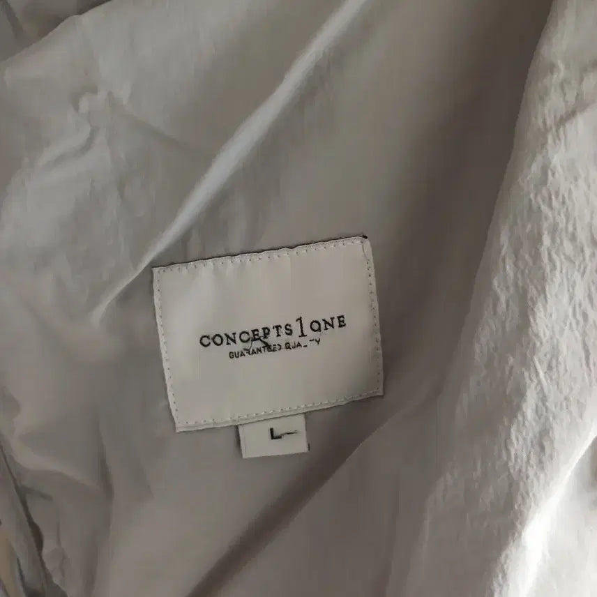 [BUNJANG] Concept One Light Gray Nylon Jumper (L) / 컨셉원 라이트그레이 나일론 점퍼 L
