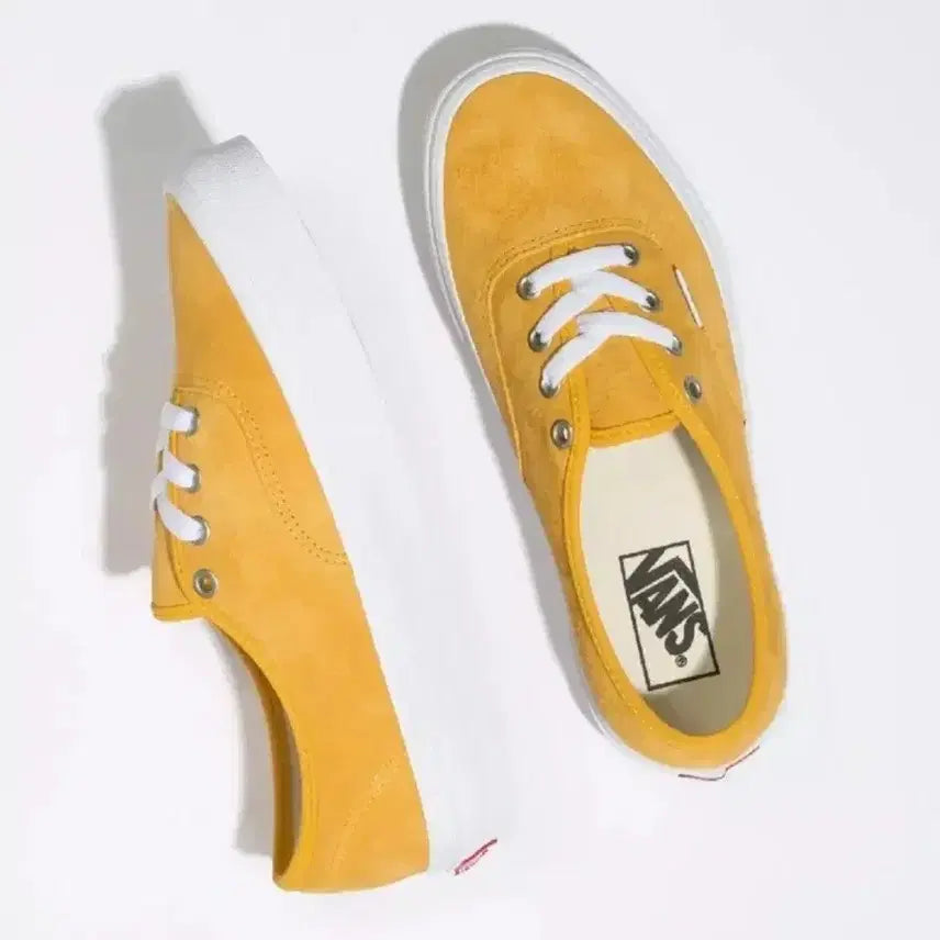 [BUNJANG] Vans Authentic Pig Suede Mango Yellow Sneakers / 반스 어센틱 피그 스웨이드 망고 235 노랑색 스니커즈 운동화