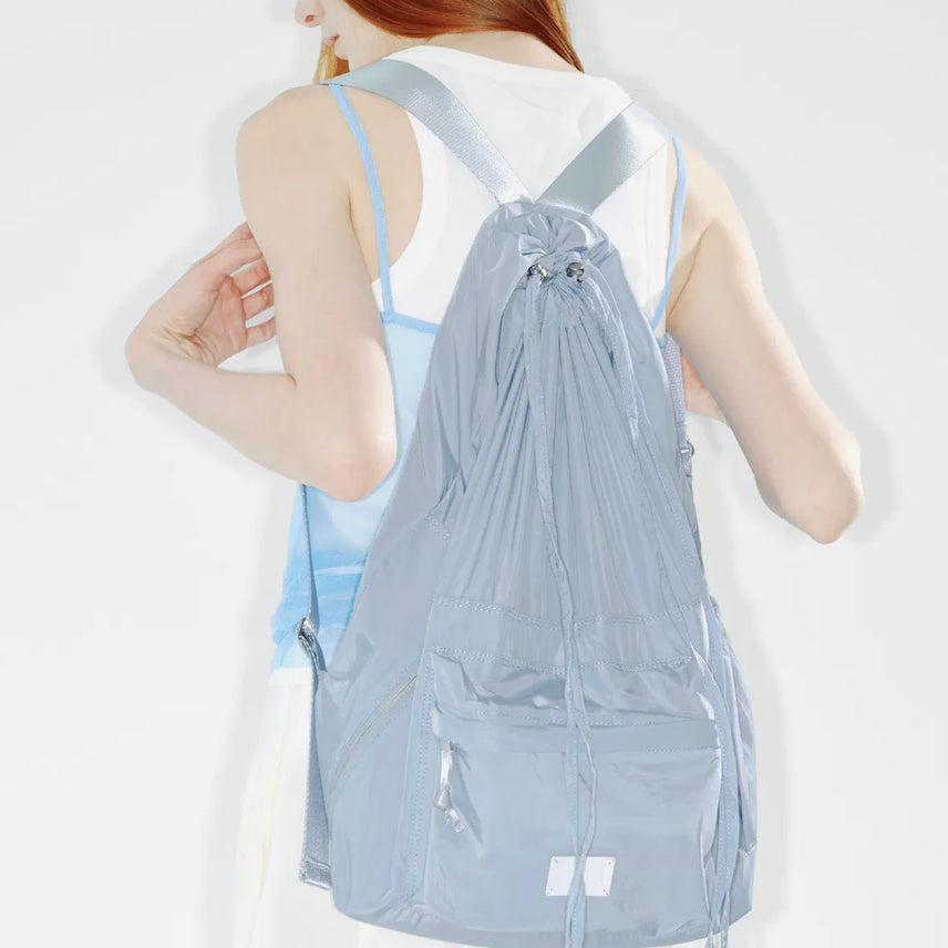 [BUNJANG] Fennec Drawstring Backpack Light Blue / 페넥 드로우스트링 백팩 라이트블루