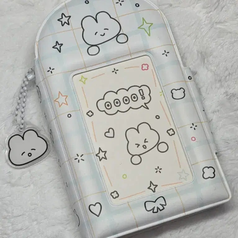 [BUNJANG] Rabbit Photocard Binder with Keyring and Sleeves / 토끼 포카 바인더 (+키링/속지 포함)