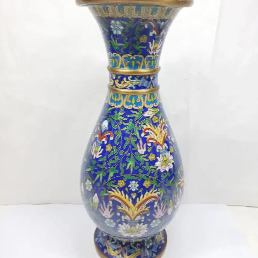 [BUNJANG] Antique Enamel Floral Vase / 동태법랑 꽃병