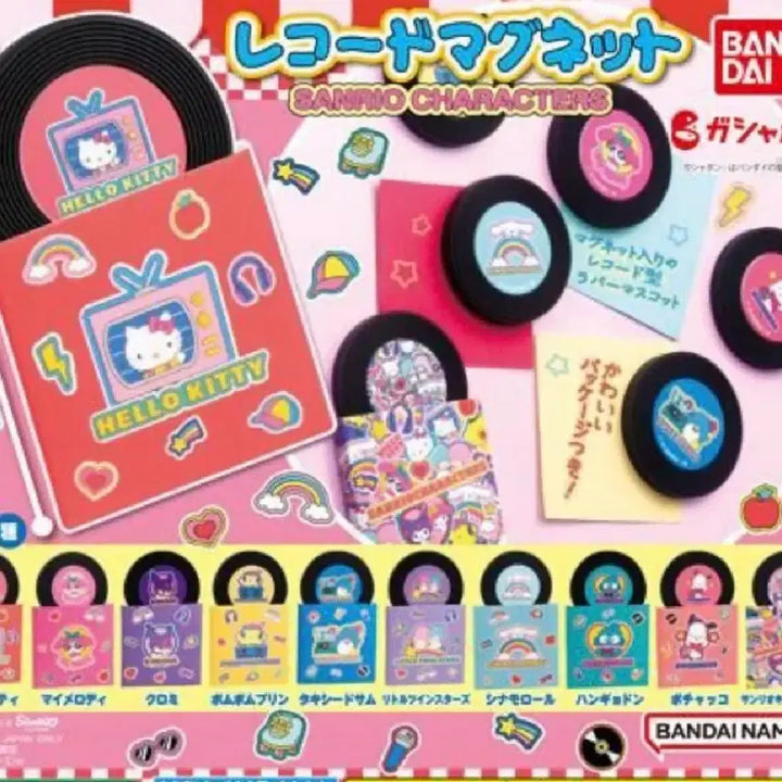 [BUNJANG] Bandai Sanrio Record Magnet Gacha Kuromi / 반다이 산리오 레코드 마그넷 가챠 쿠로미