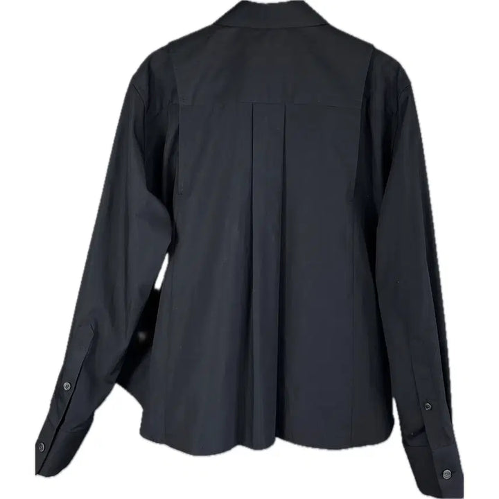 [BUNJANG] Sacai Layered Poplin Shirt Size 2 Black / [2] 사카이 레이어드 포플린 셔츠